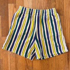 Bobo Choses thick terry striped Bermuda shorts size 8-9 years